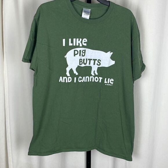 Gildan Pig Butts T-Shirt sz L - Picture 1 of 4